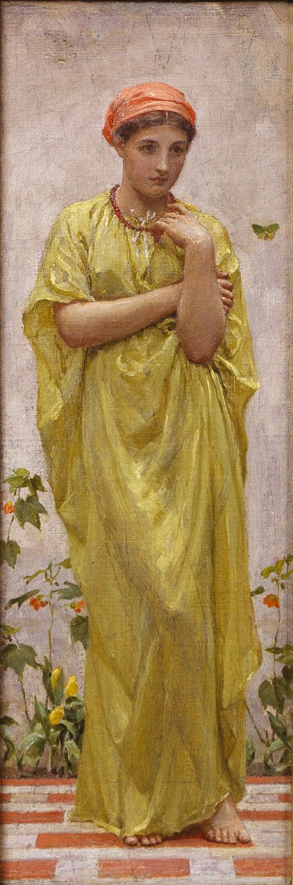 De groene vlinder door Albert Joseph Moore