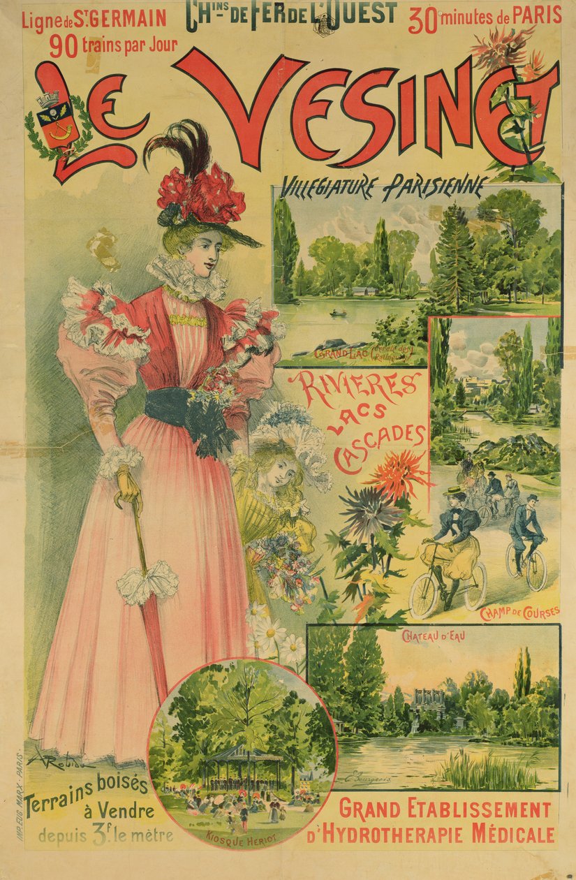 Poster voor de Chemins de Fer de l