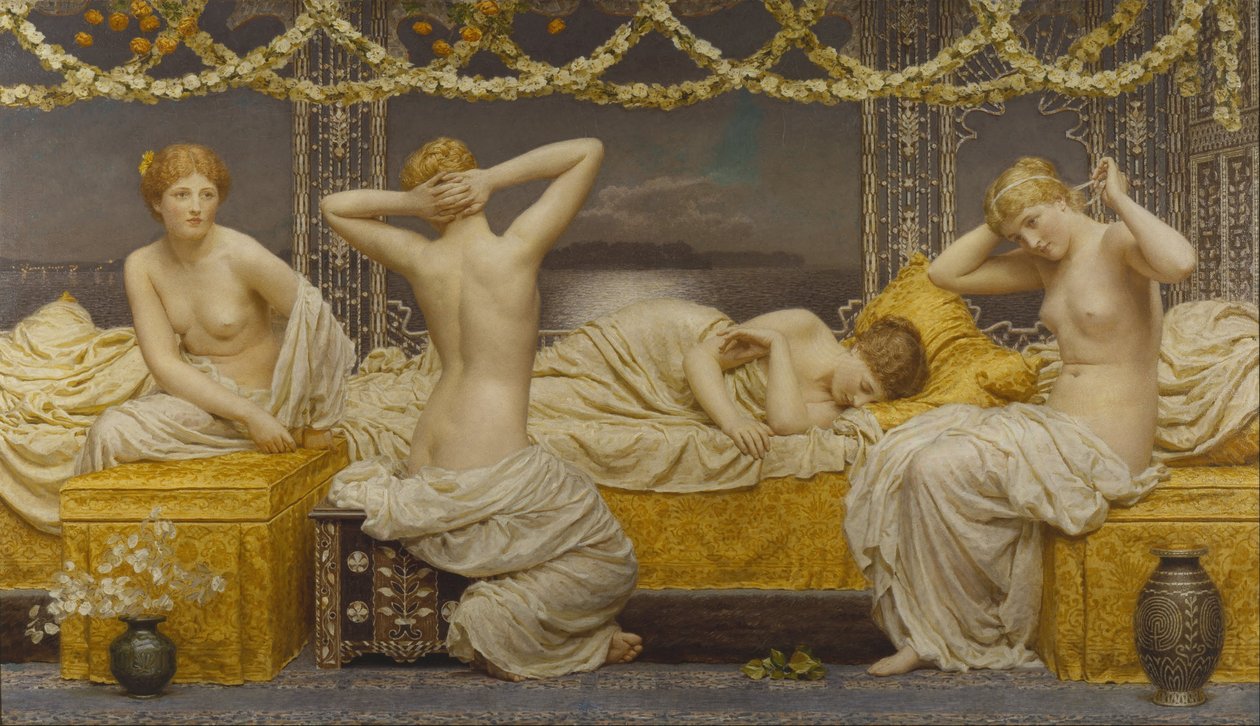 Een zomernacht door Albert Joseph Moore