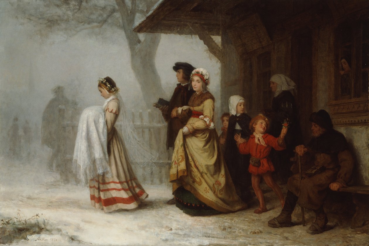 Doop door Albert Anker