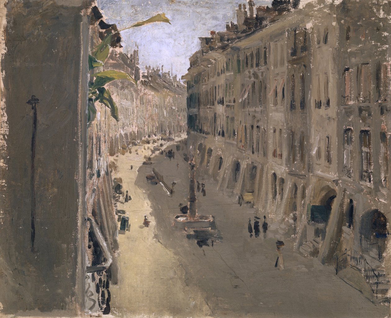 Gerechtigkeitsgasse in Bern, ca. 1880-90 door Albert Anker