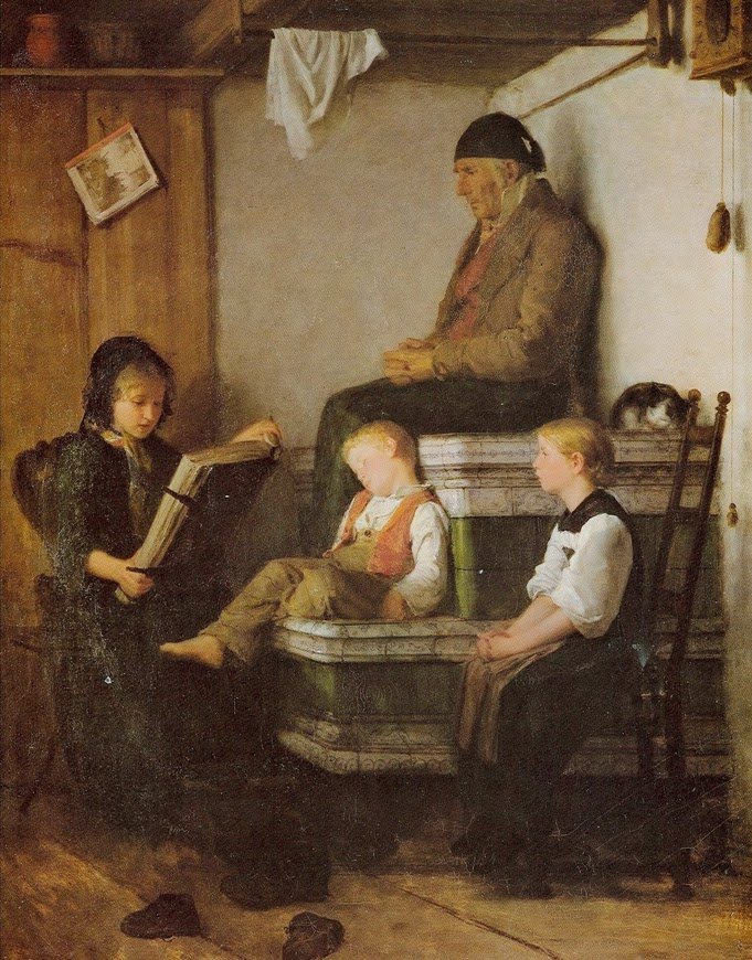 Zondagmiddag door Albert Anker