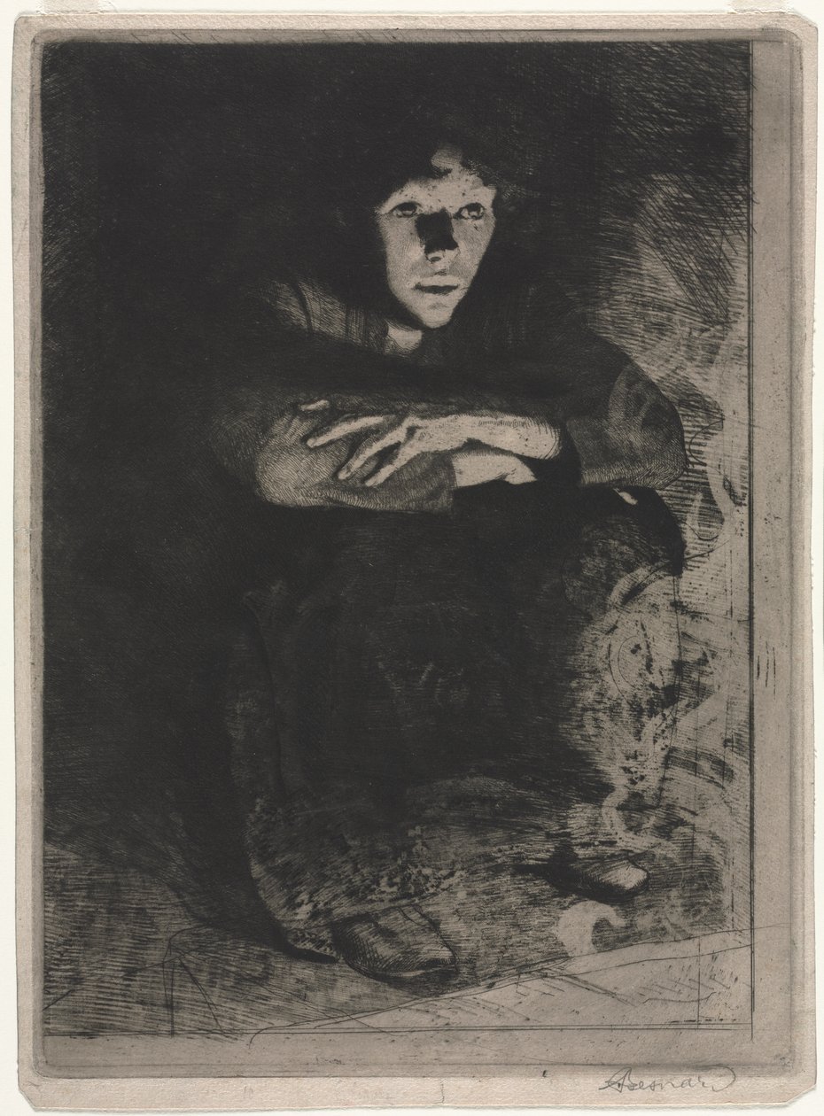 In de as door Albert Besnard