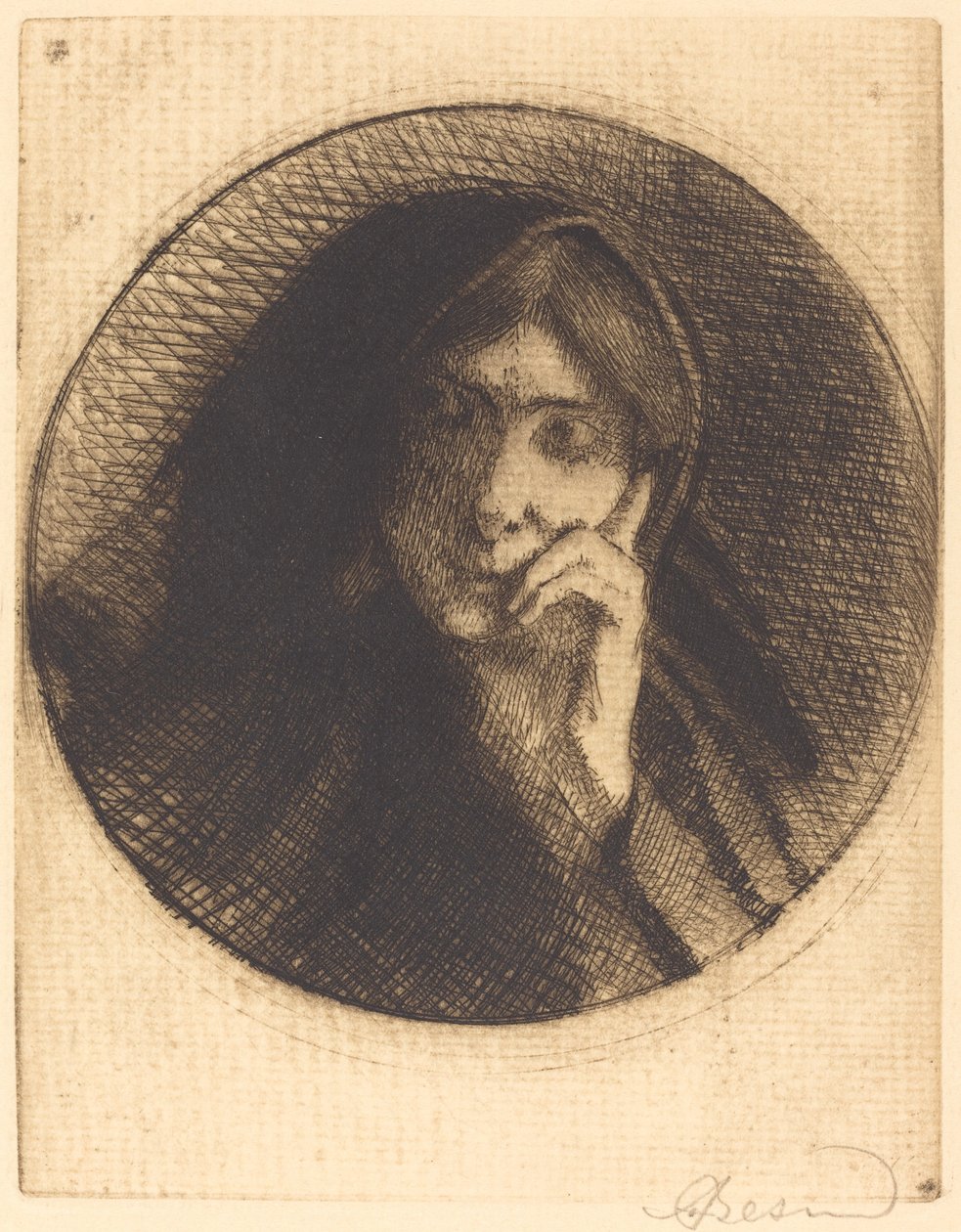 Mevrouw Aman Jean door Albert Besnard
