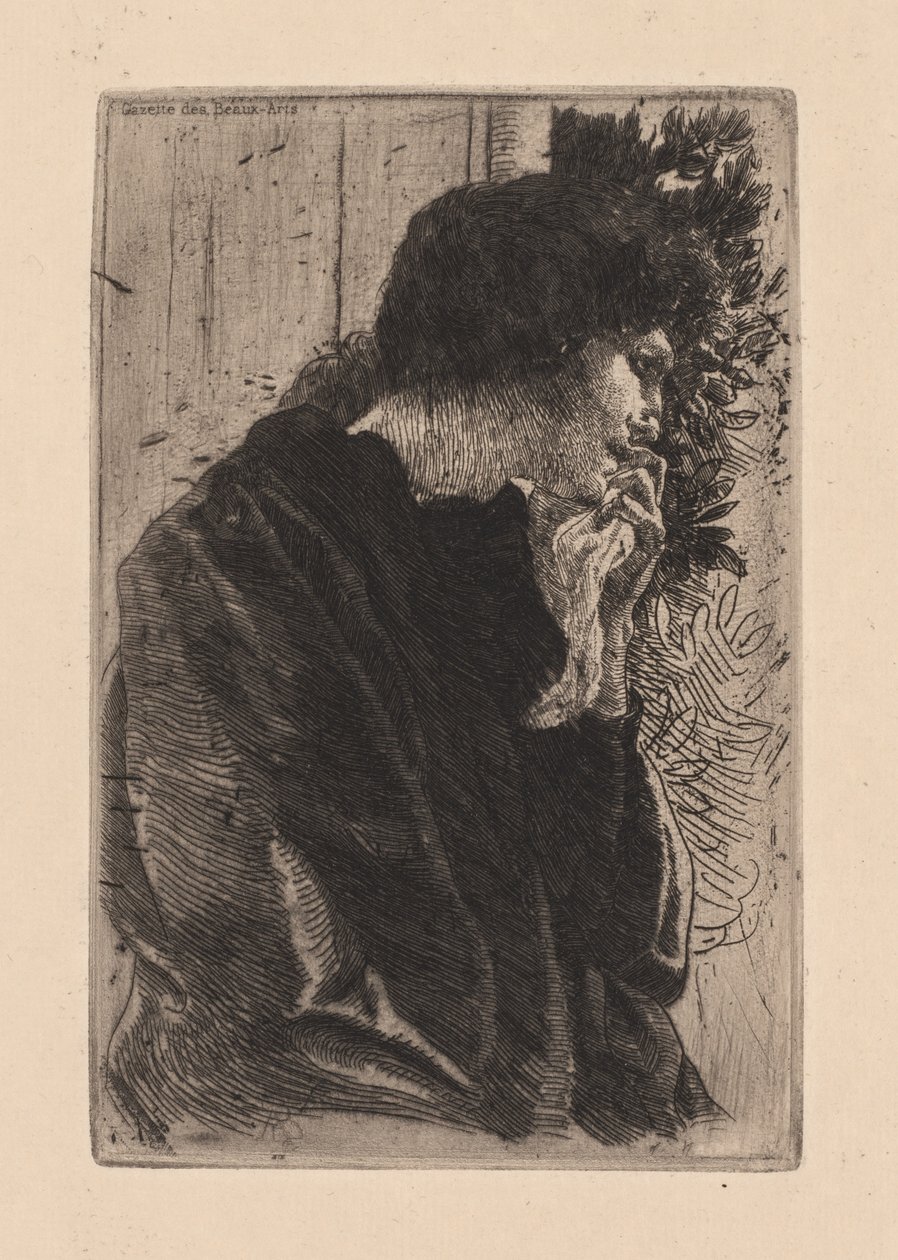 Verdriet, 1887 door Paul Albert Besnard