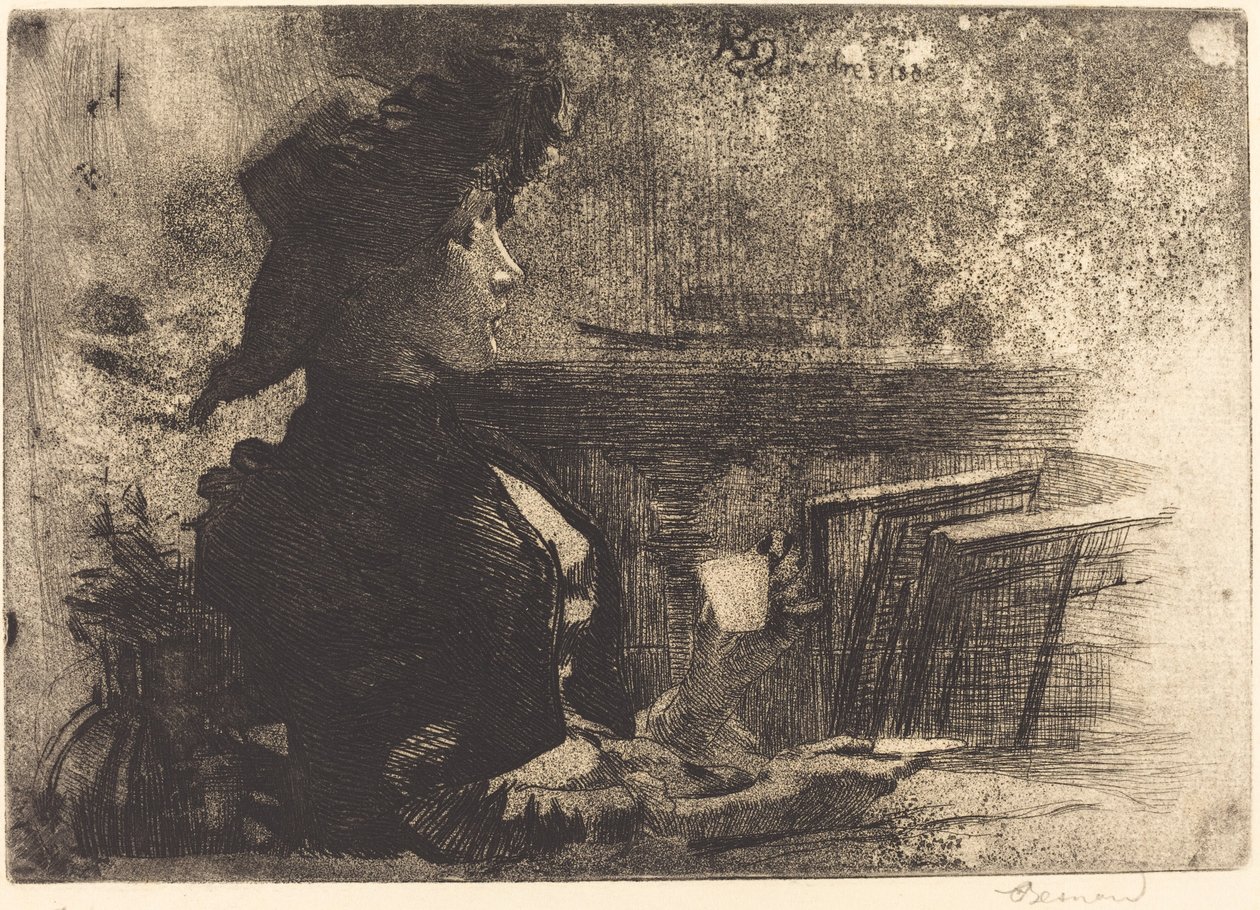 De Theekop door Albert Besnard