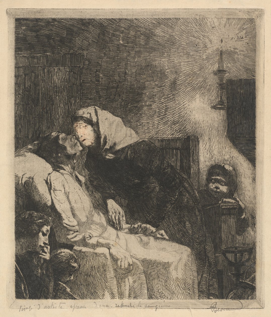 Het Einde (La Fin de Tout) door Albert Besnard