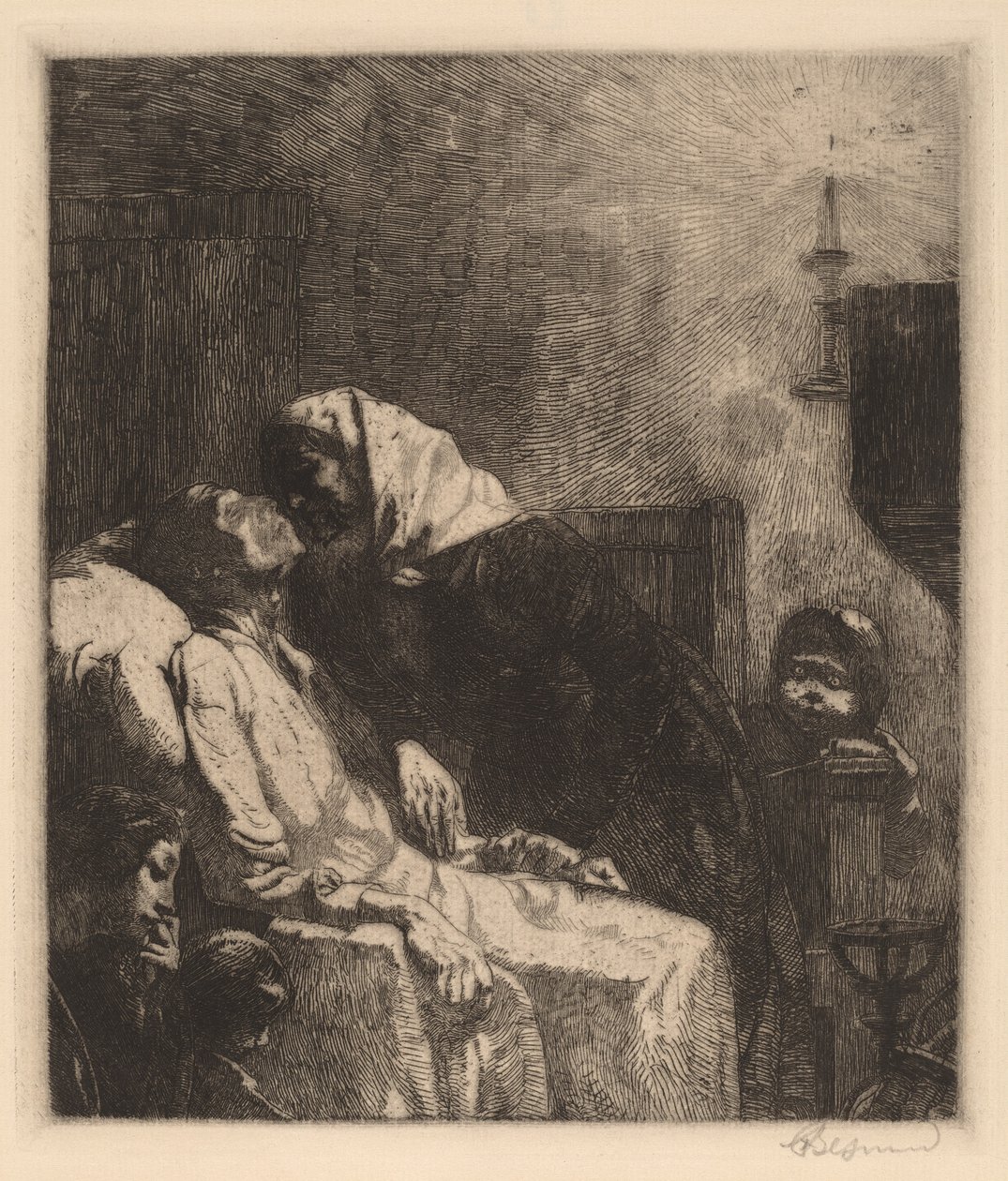 Het Einde door Albert Besnard