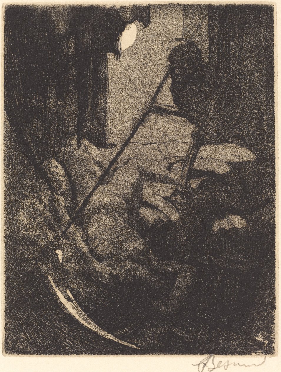 Het mysterie door Albert Besnard