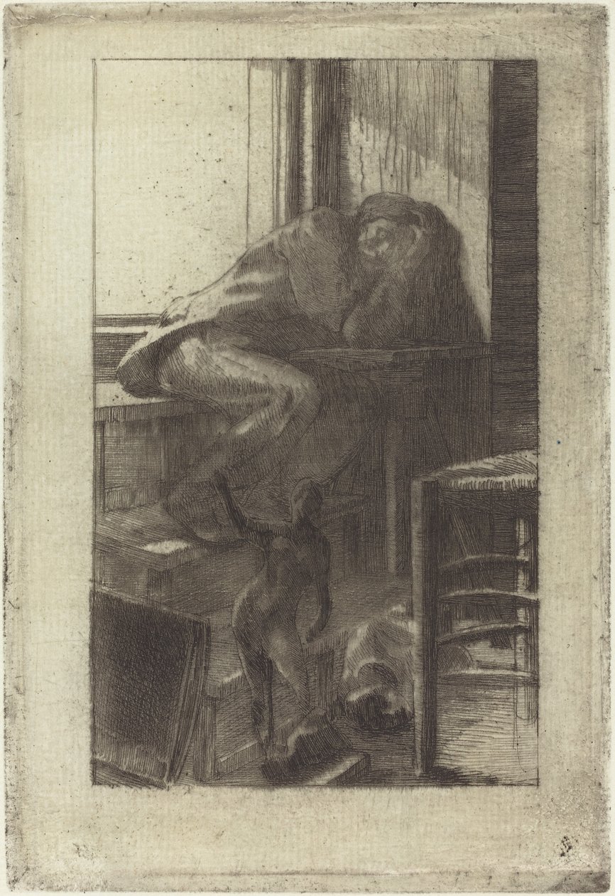 Het Romeinse atelier door Albert Besnard