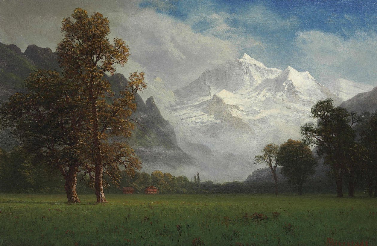 Maagd door Albert Bierstadt