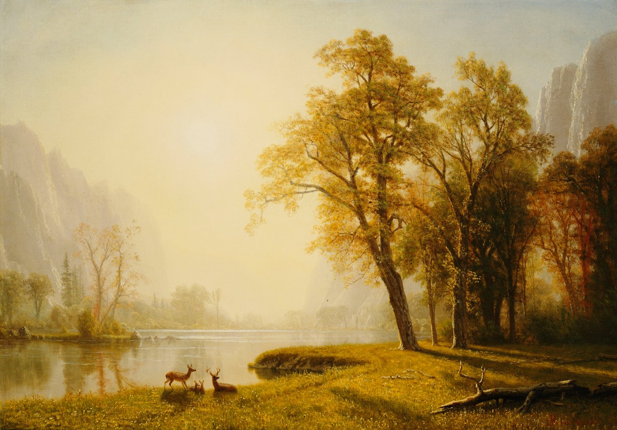Yosemite Valley door Albert Bierstadt