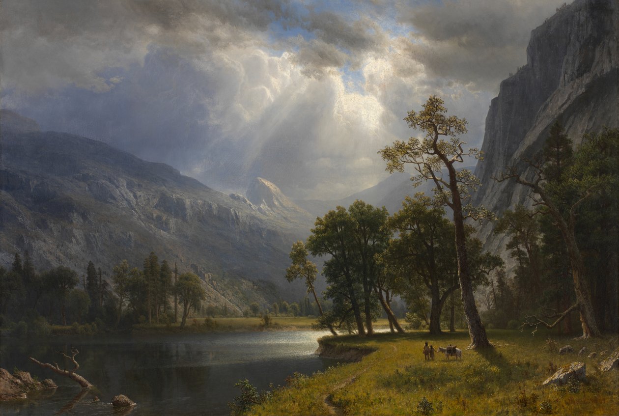 Yosemite Valley, 1866 door Albert Bierstadt