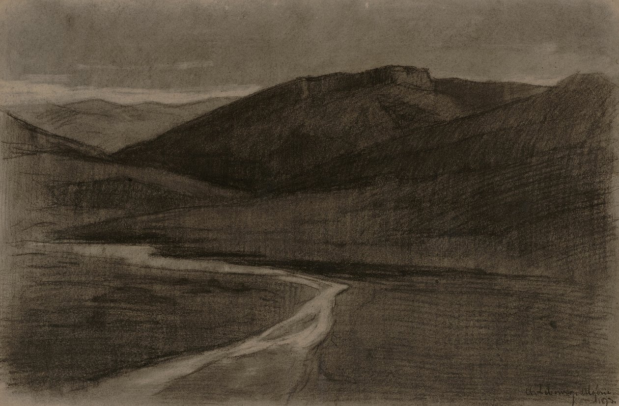 Algerijns Landschap door Albert Charles Lebourg