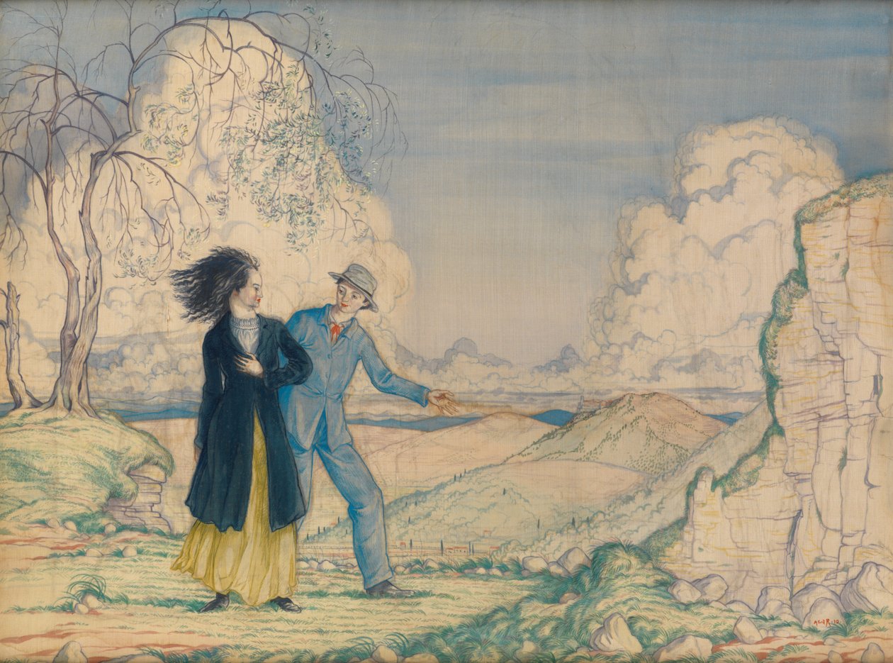 Romantiek door Albert Daniel Rutherston