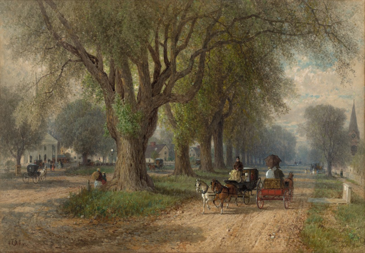 Zondag in New England door Albert Fitch Bellows