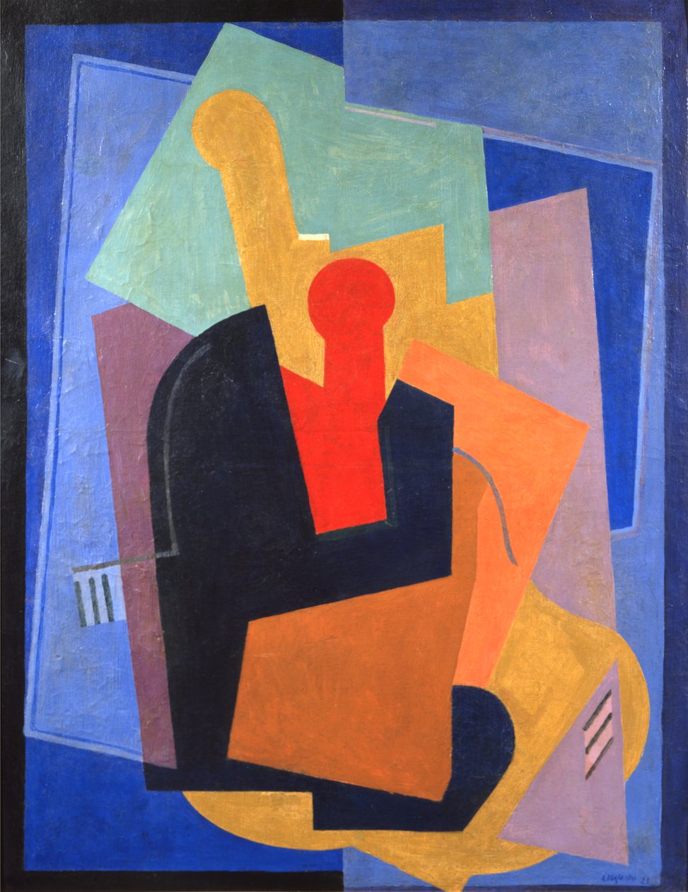 Compositie met twee karakters door Albert Gleizes