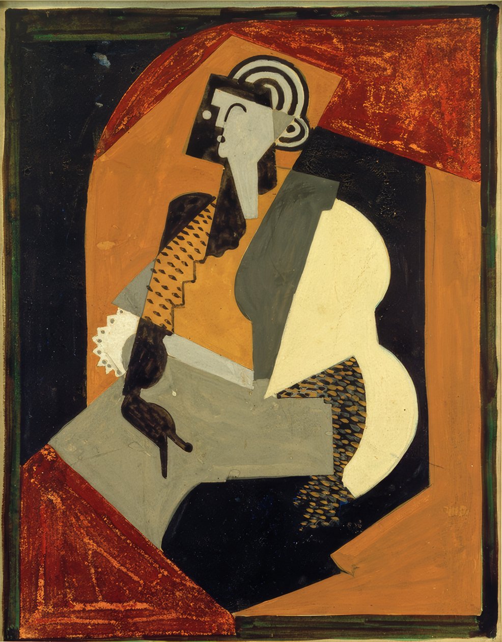 Zittende vrouw door Albert Gleizes