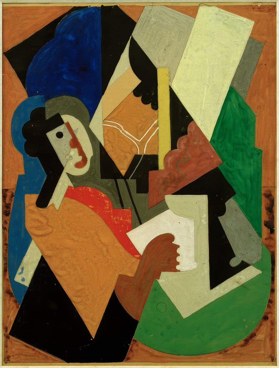 Vrouw aan tafel door Albert Gleizes