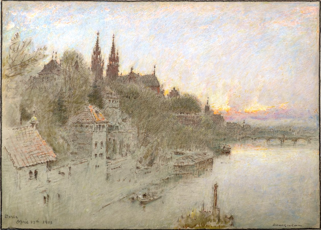 Basel door Albert Goodwin