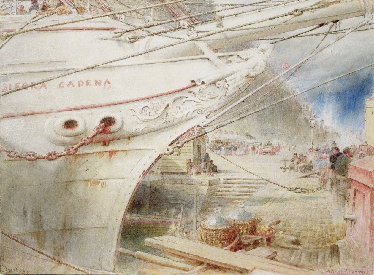 Bristol, 1893 door Albert Goodwin