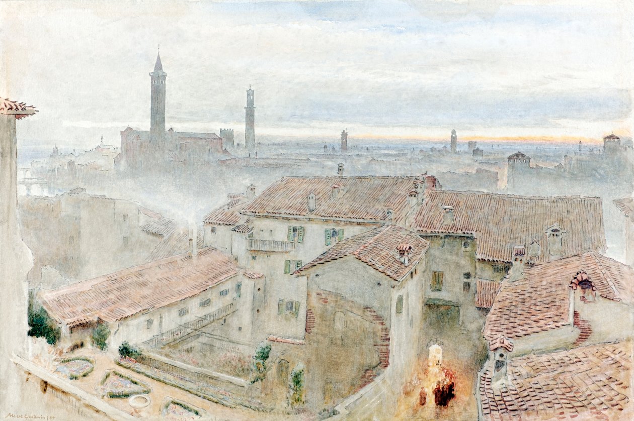 Florence door Albert Goodwin