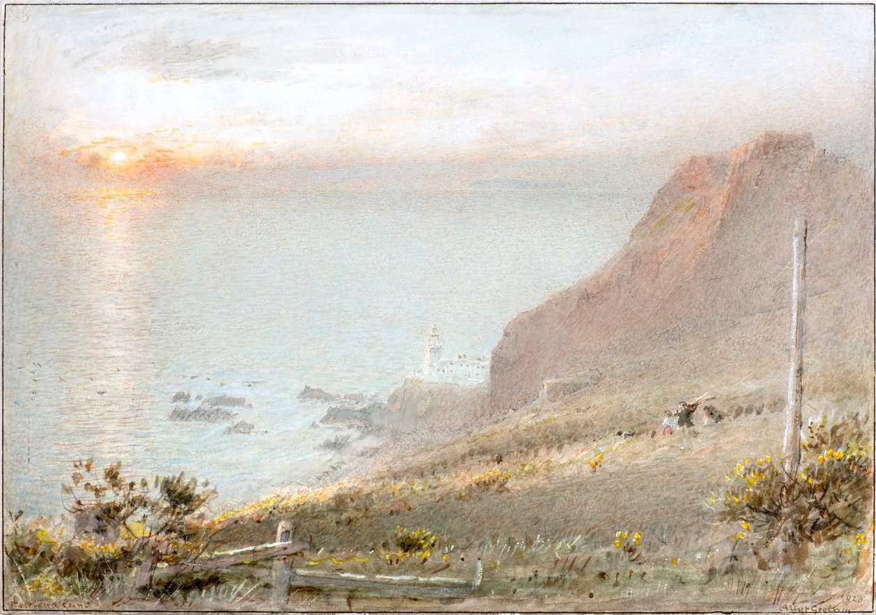 Hartland Point door Albert Goodwin