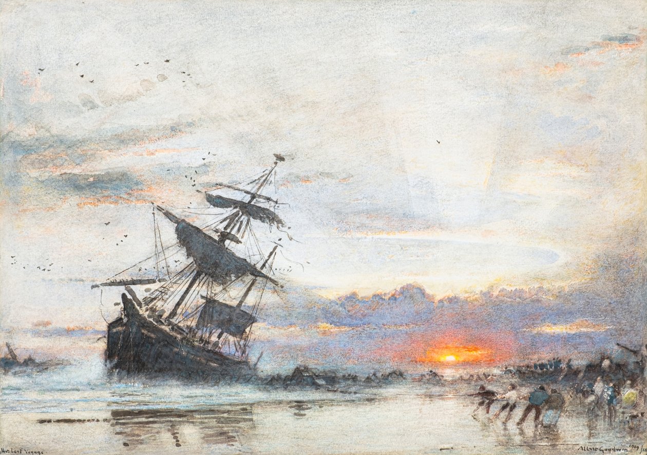 Haar Laatste Reis door Albert Goodwin