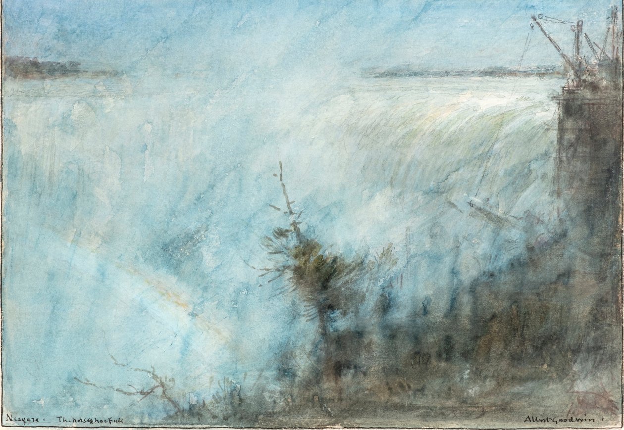 Niagara. De Hoefijzervallei door Albert Goodwin
