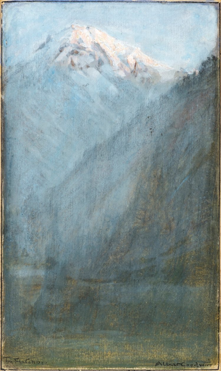 De Fletschhorn door Albert Goodwin