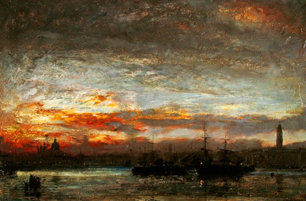 Venetië door Albert Goodwin