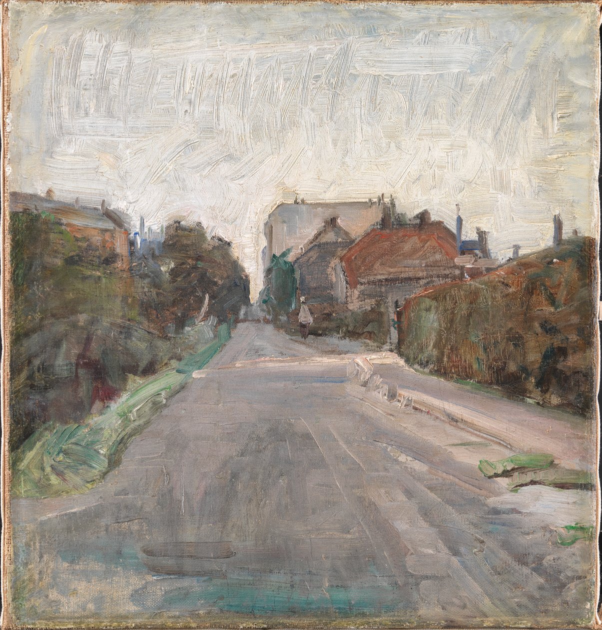 Straat. Rand van Kopenhagen door Albert Gottschalk