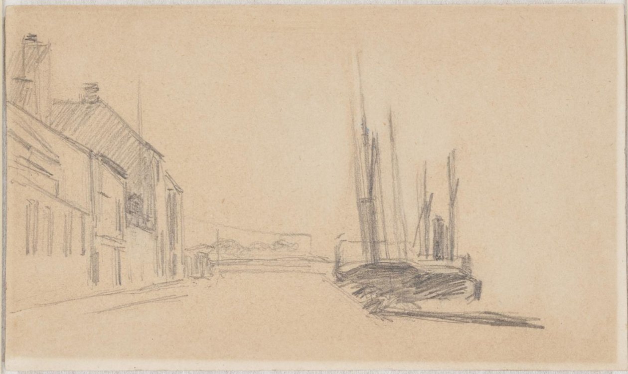 Haven van Helsingør door Albert Gottschalk