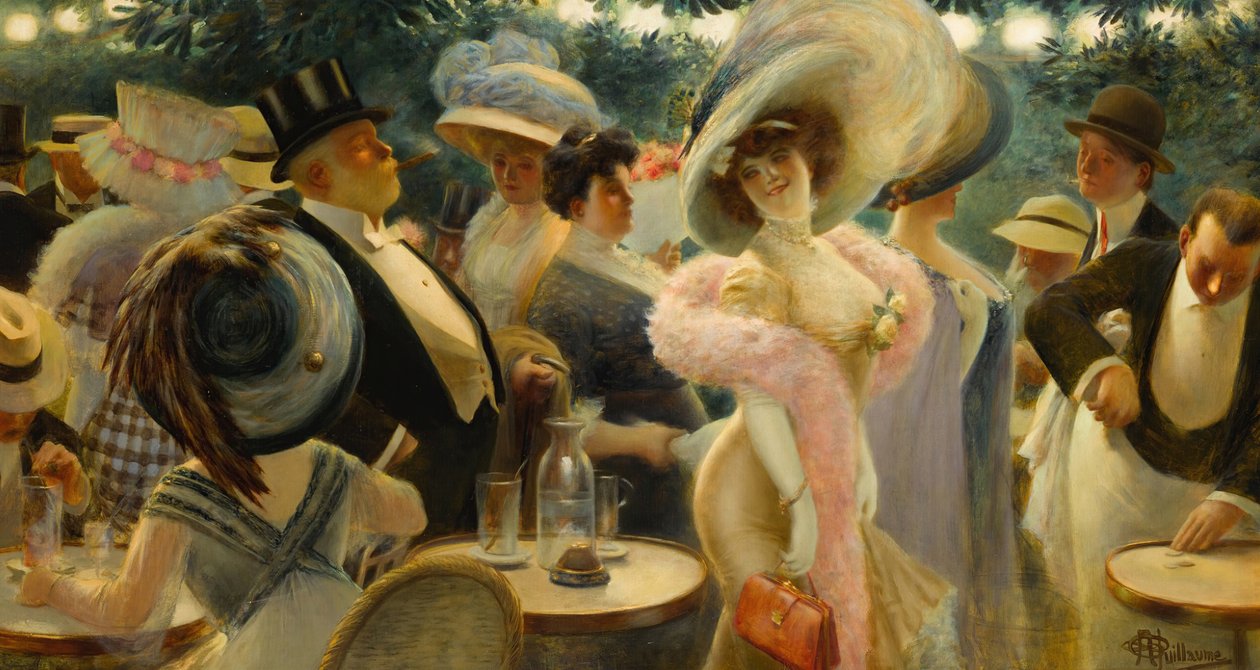 Café de Paris door Albert Guillaume