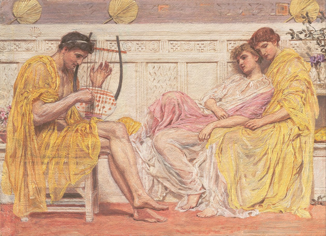 Een Muzikant door Albert Joseph Moore