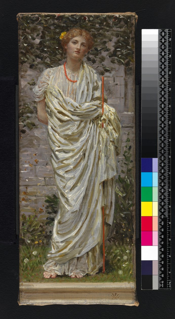 De Scheidsrechter, 1888 door Albert Joseph Moore