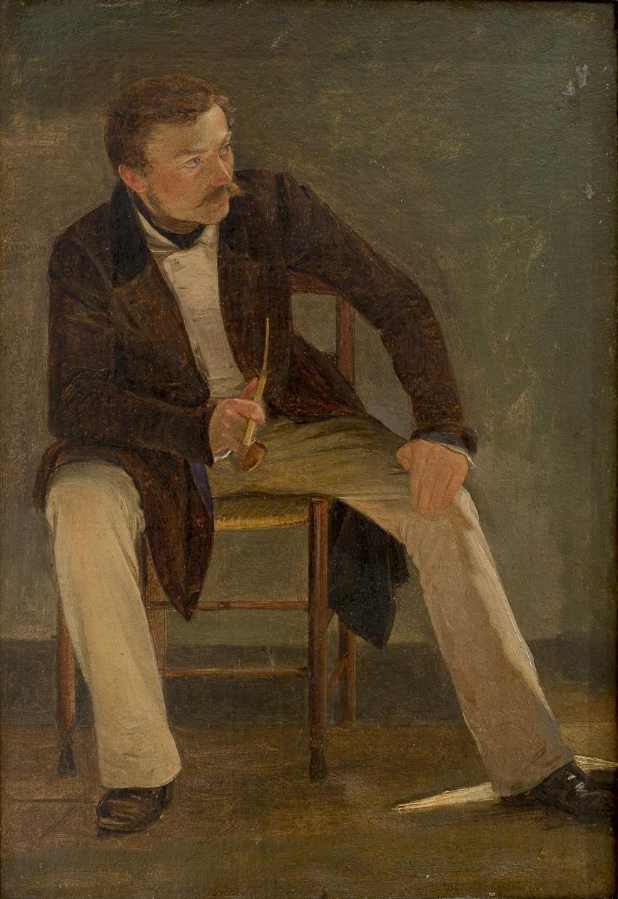 De Schilder Constantin Hansen door Albert Küchler