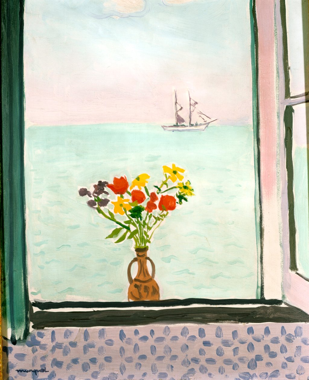 Fenetre a la Goulette, 1926 door Albert Marquet