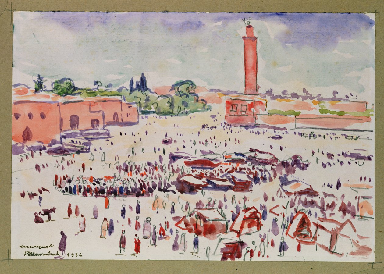 Marrakesh door Albert Marquet