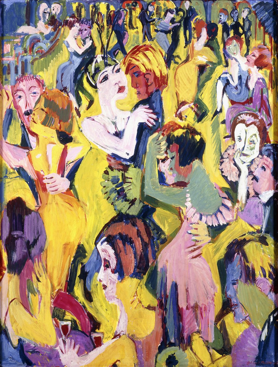 Veglione in Mendrisio, 1926 door Albert Muller