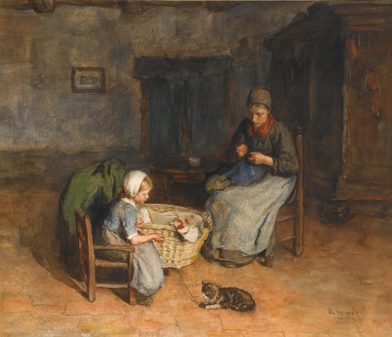 Een Nederlands huis door Albert Neuhuys
