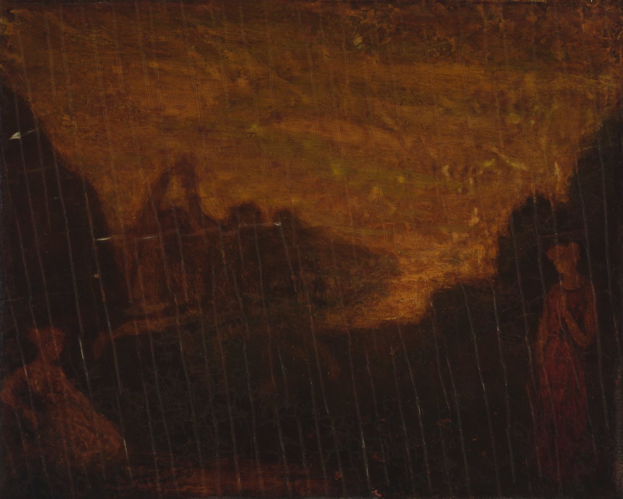 Dans van de bosnimfen, n.d. door Albert Pinkham Ryder