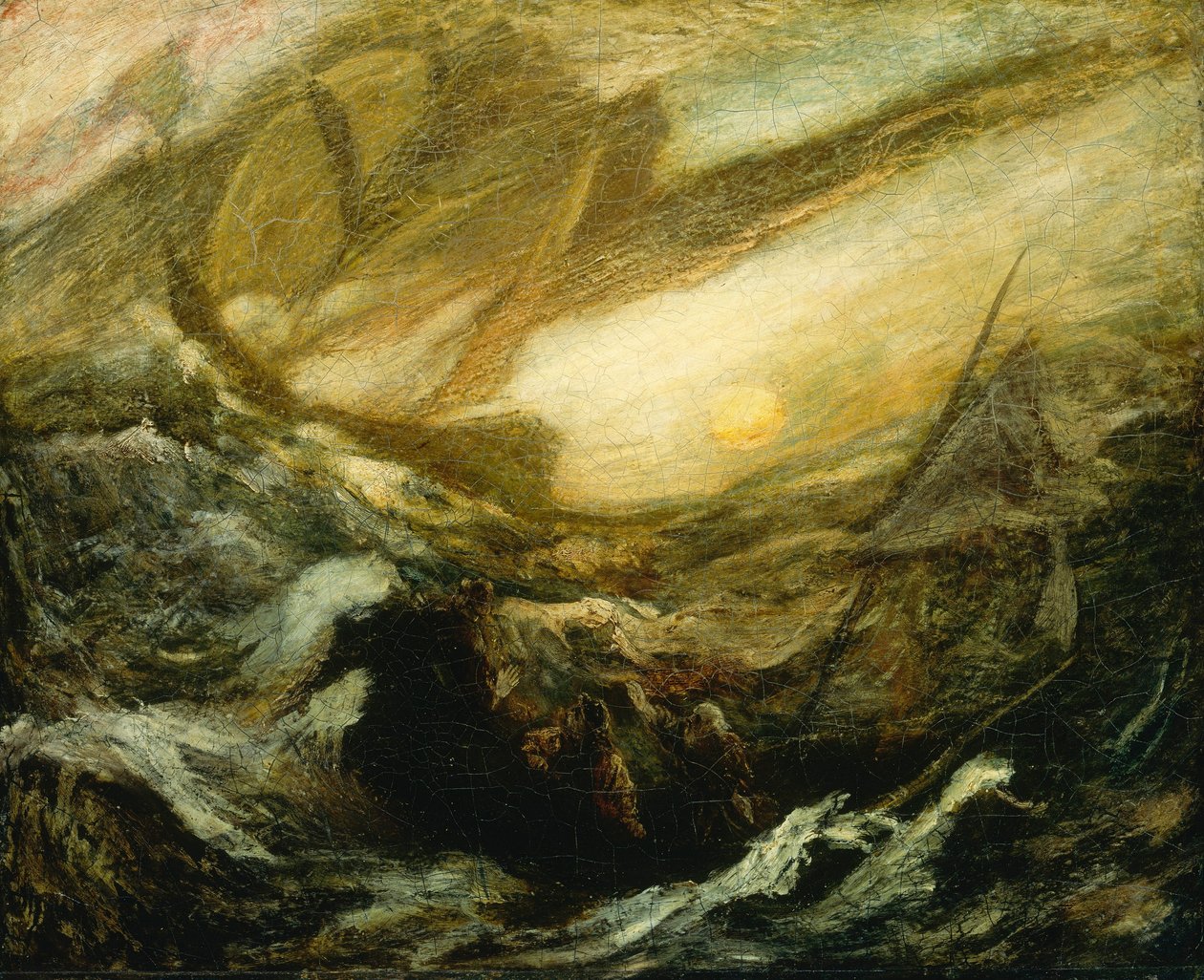 Vliegende Hollander door Albert Pinkham Ryder