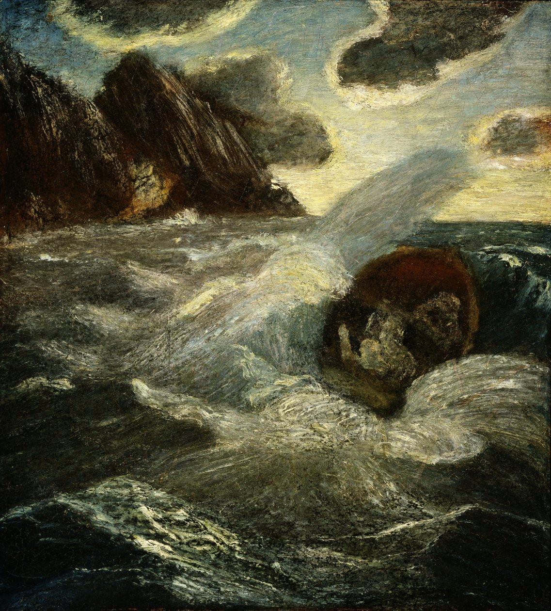 De dochter van Heer Ullin door Albert Pinkham Ryder