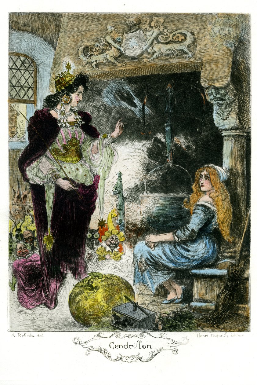 Cinderella door Albert Robida