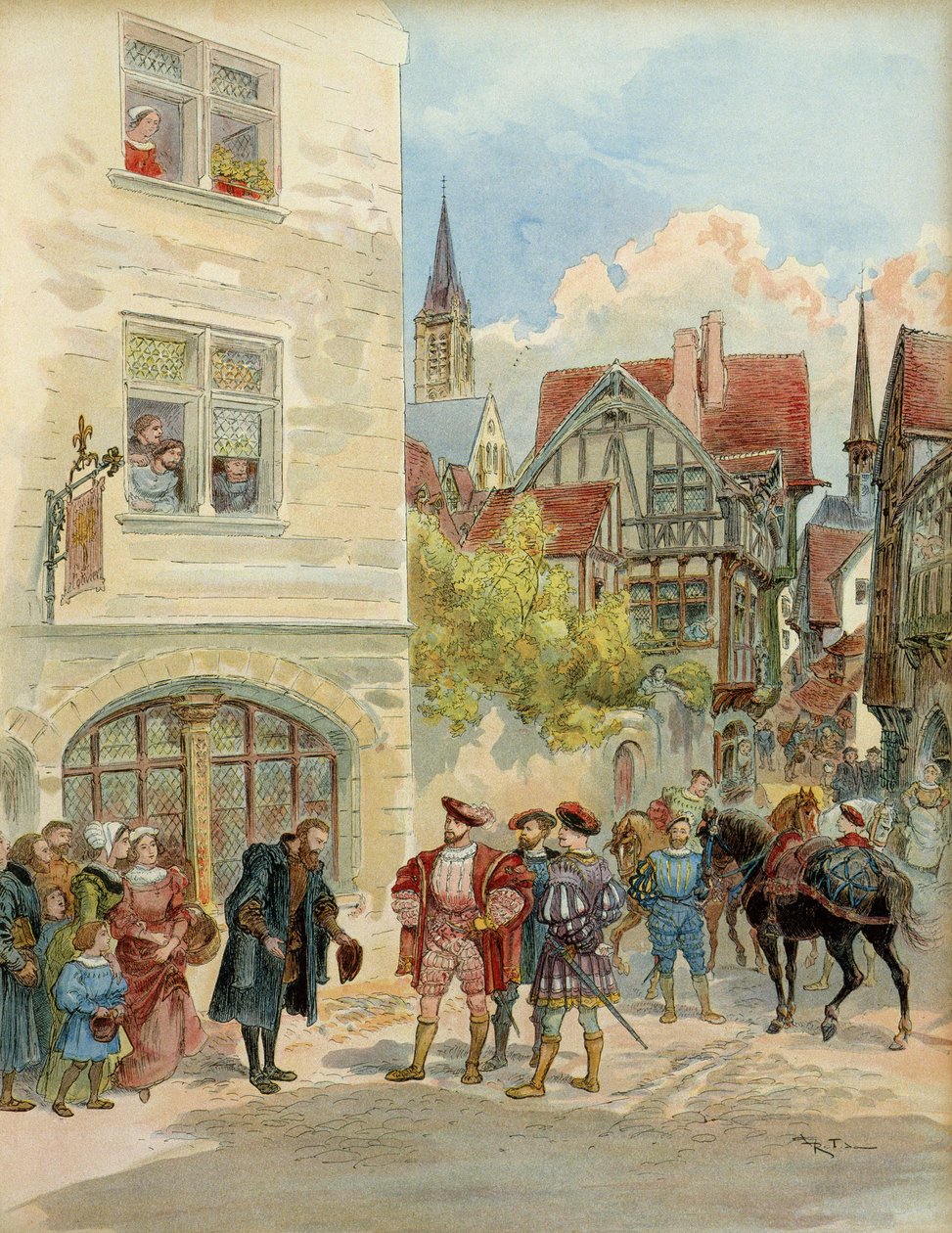 Francois I door Albert Robida