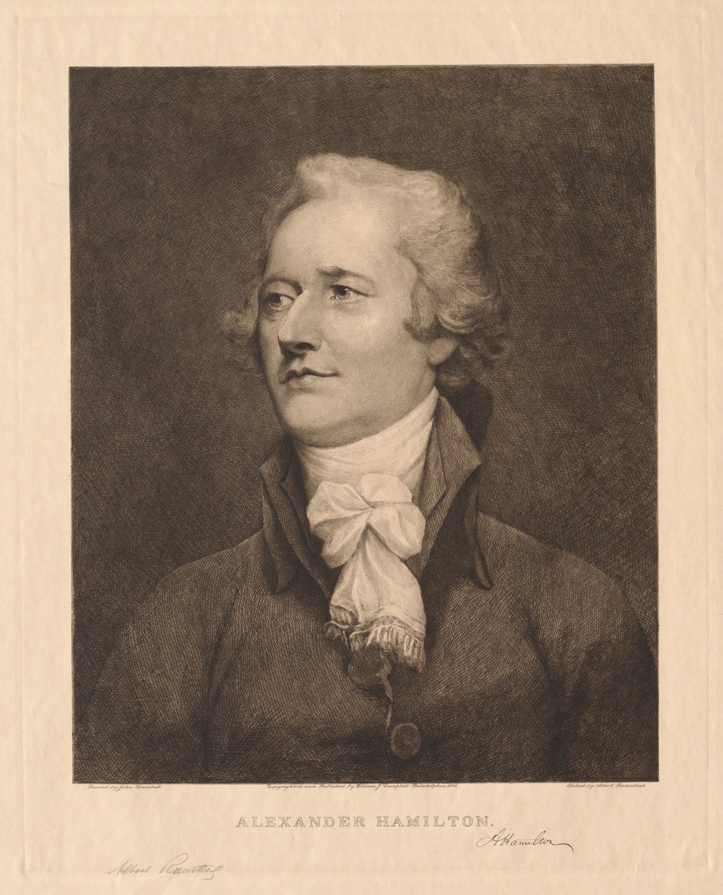 Alexander Hamilton door Albert Rosenthal