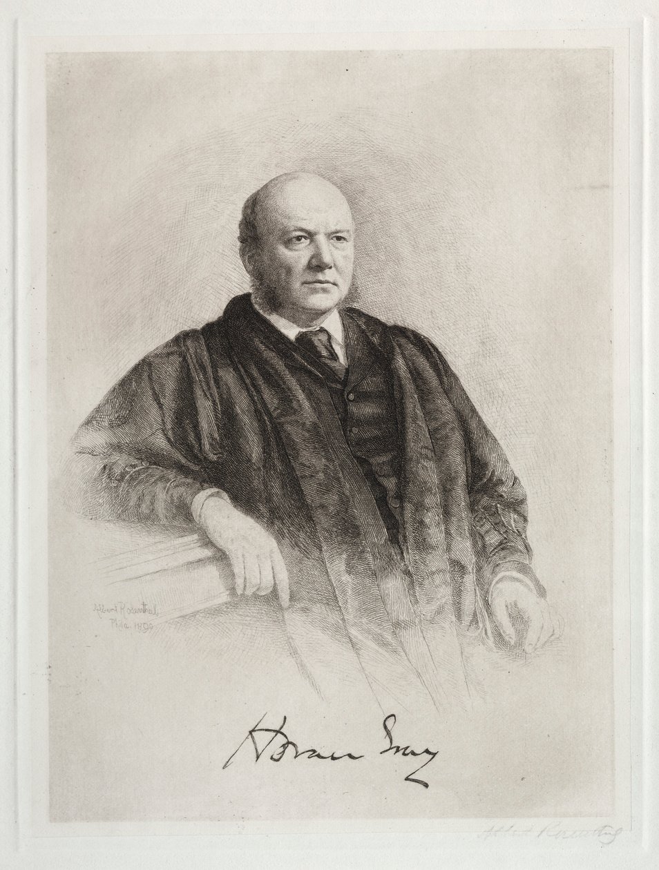 Horace Gray door Albert Rosenthal