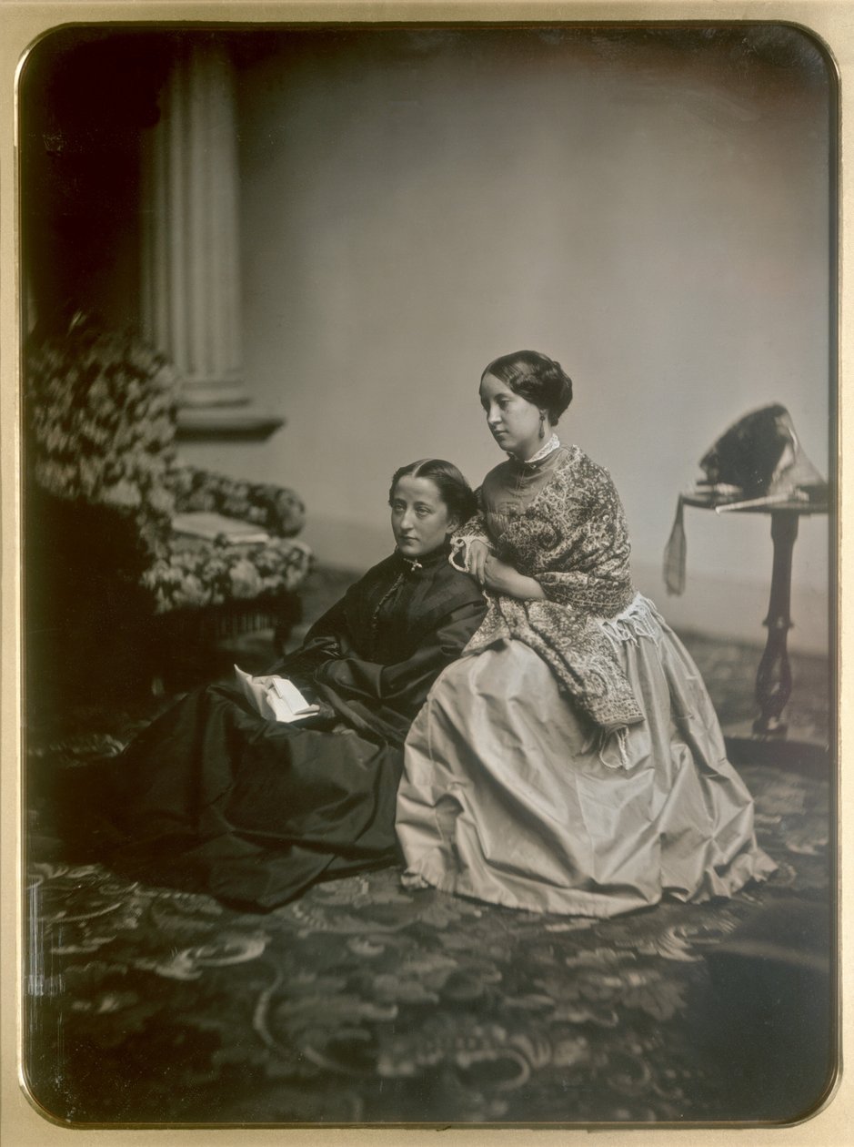 De brief,c. 1850 (foto) door Albert Sands