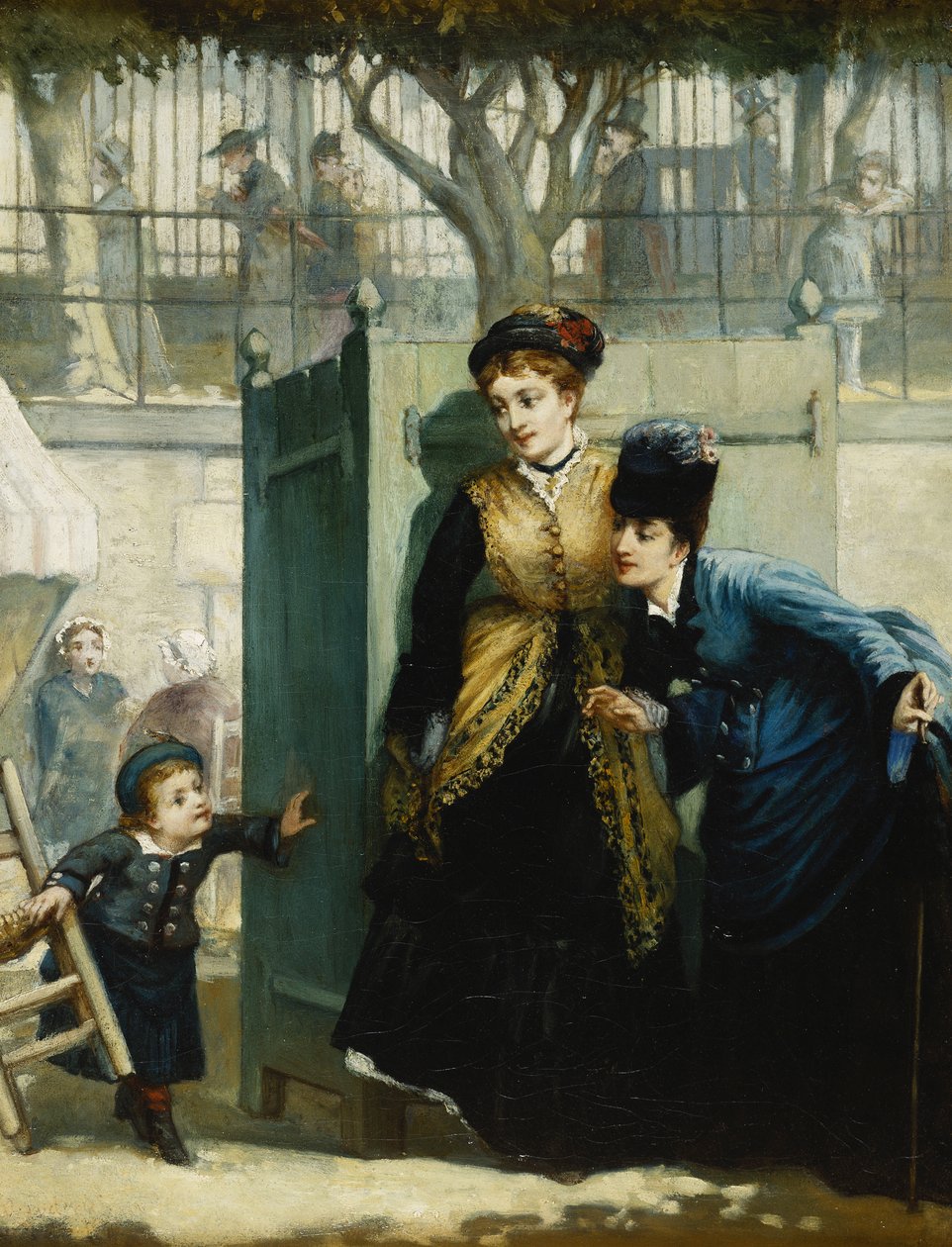 Verstoppertje, 1876 door Albert Snr. Ludovici